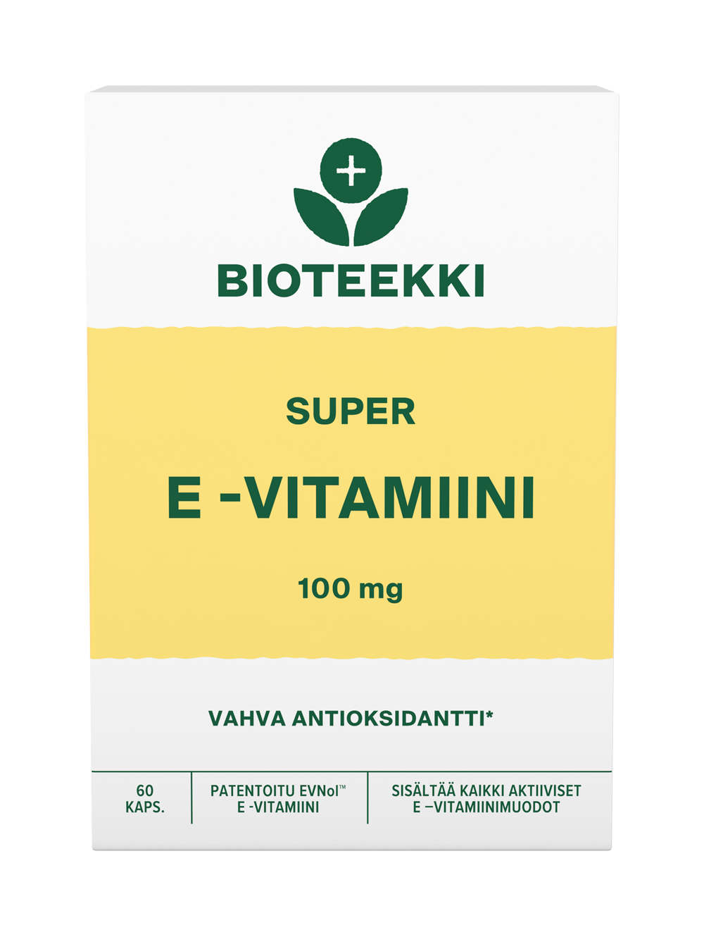 Bioteekin Super E-Vitamiini 100 mg 60 kaps.