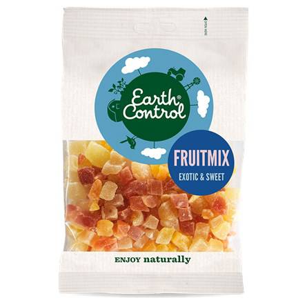 Earth Control Fruitmix - Hedelmäpalat ananas ja papaija 125g - Päiväys 11/2024 - Sinunapteekki.fi