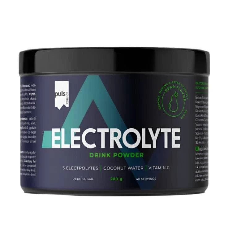 Puls Nutrition Electrolyte - Elektrolyyttijauhe Päärynä 200 g