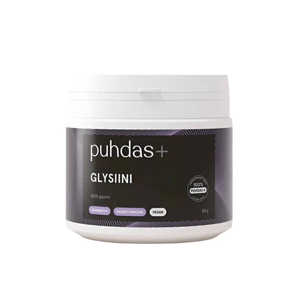 Puhdas+ Glysine - Glysiini 200 g - Sinunapteekki.fi