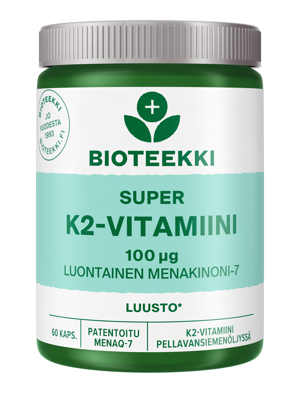 Bioteekin Super K2-vitamiini 60 kaps.