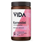 Vida Karnosiini 400 mg + E-Vitamiini 60 kaps. - Sinunapteekki.fi