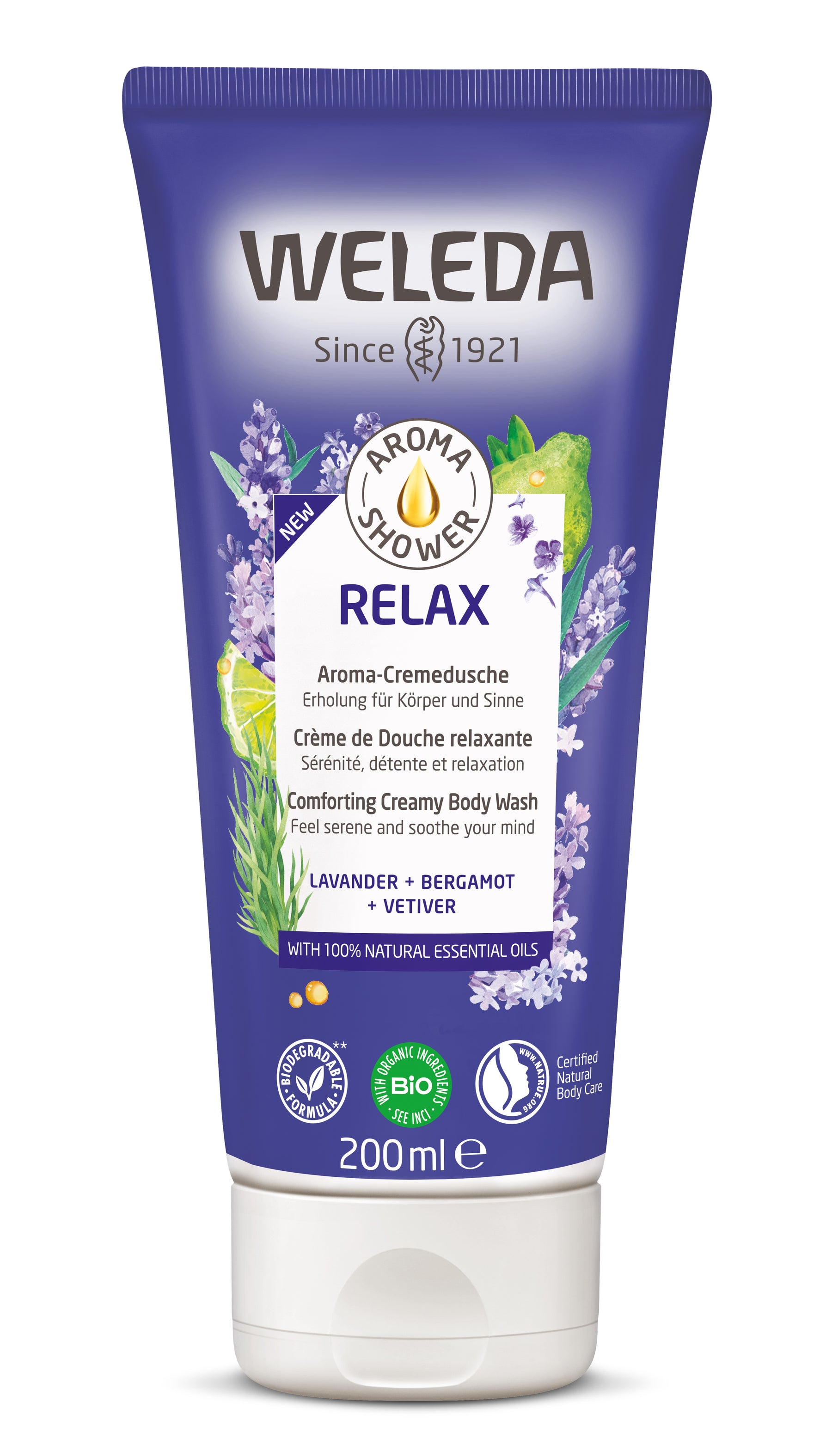 Weleda Aroma Shower Relax - Suihkuvoide 200 ml