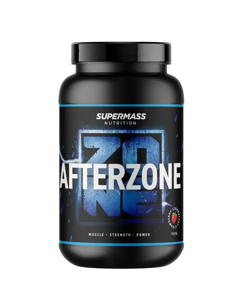 Supermass Nutrition AFTERZONE Strawberry - Palautusjuoma 920 g