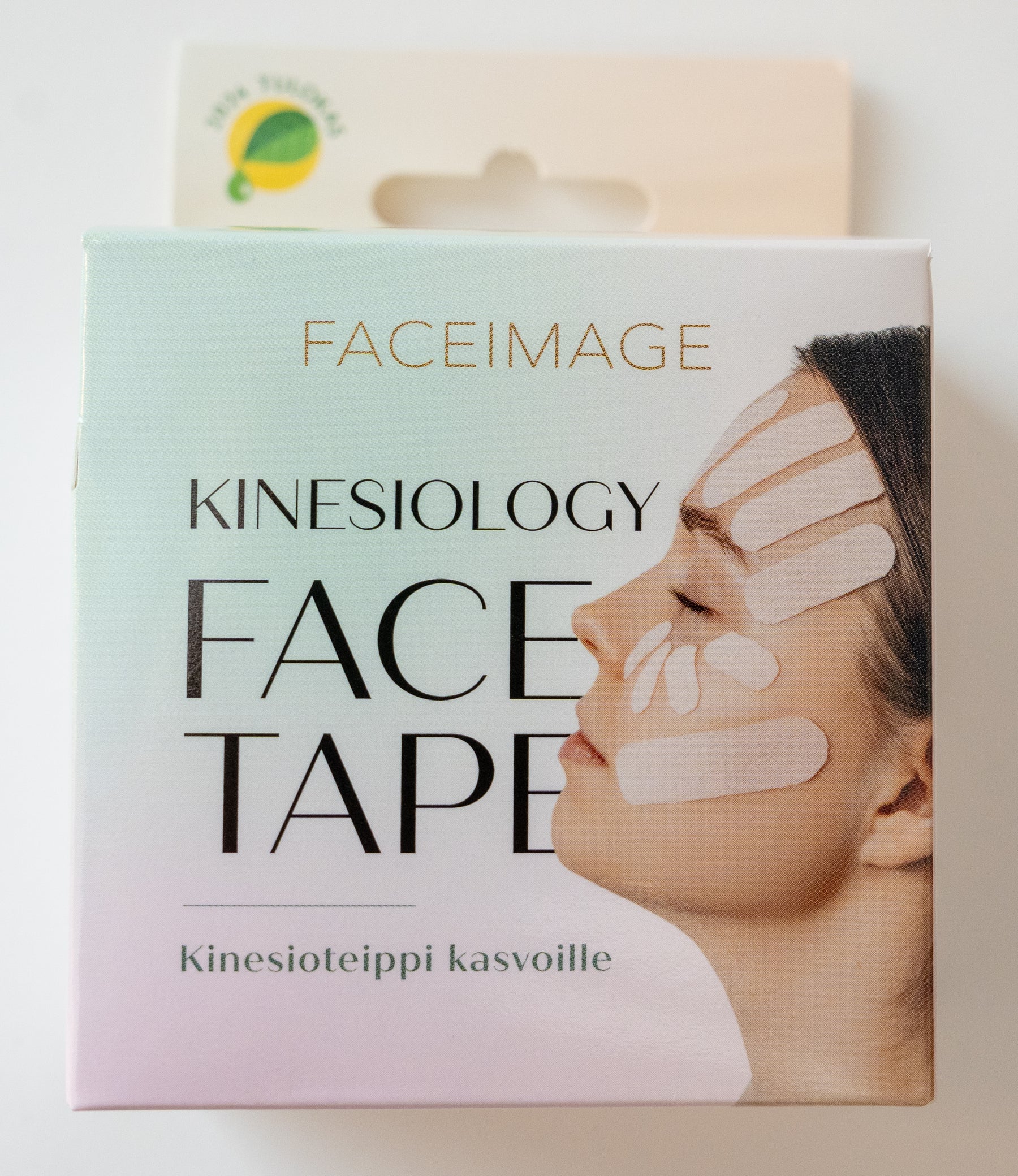 Faceimage Kinesioteippi Kasvoille Regular 2 x 2,5 cm x 5 m - Beige