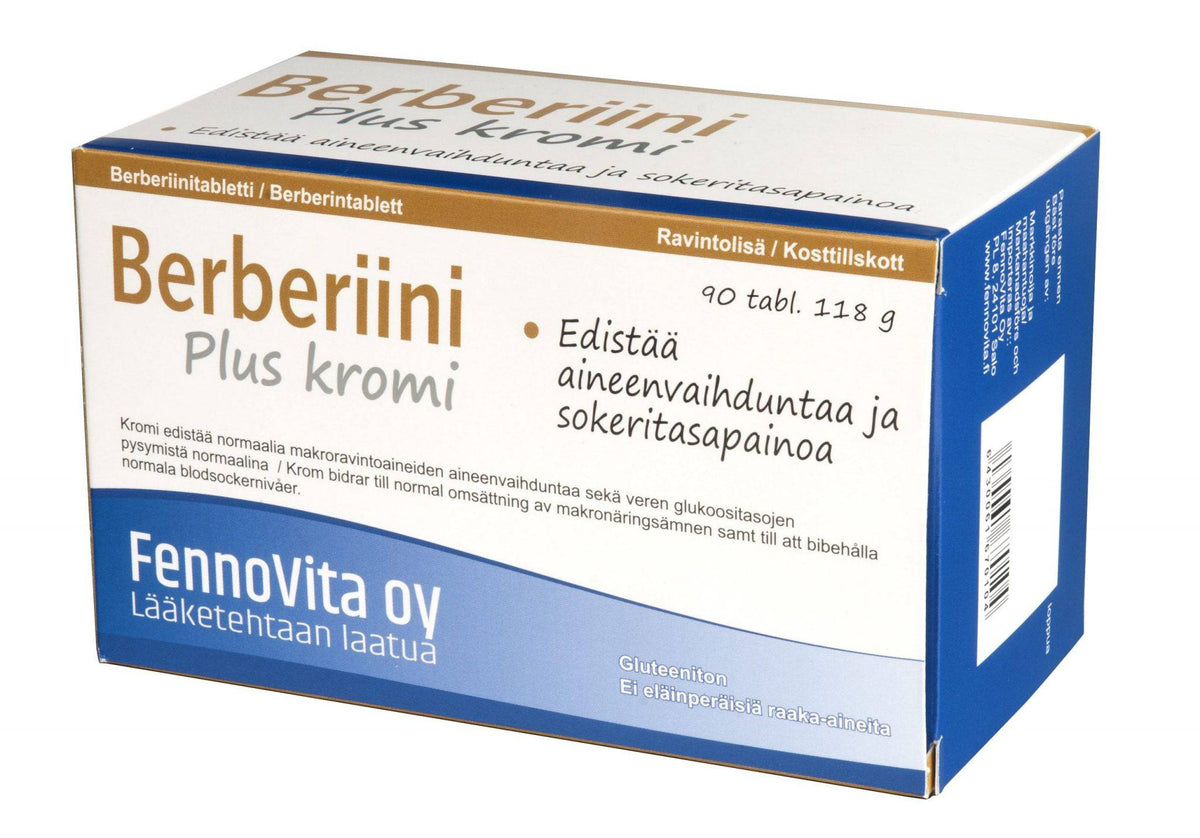 FennoVita Berberiini + Kromi 90 tabl.