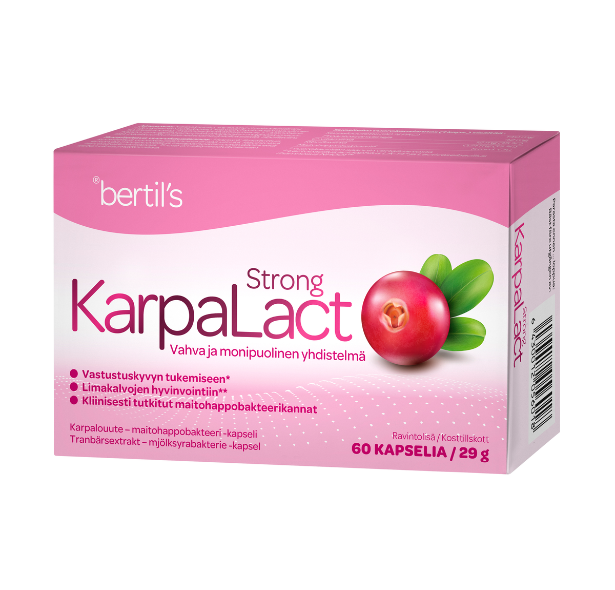 Bertil's Health KarpaLact Strong - Karpalouute 60 kaps.