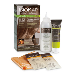 Biokap Nutricolor Delicato - Hiusväri 8.32 Light Caramel Blond 140 ml