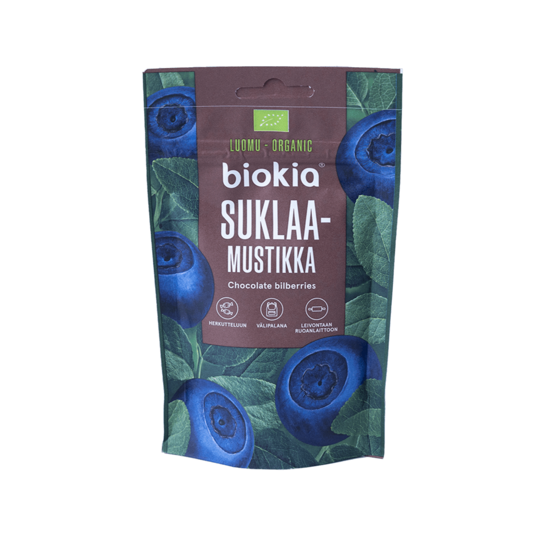 Biokia Luomu Suklaamustikka 75 g - Sinunapteekki.fi