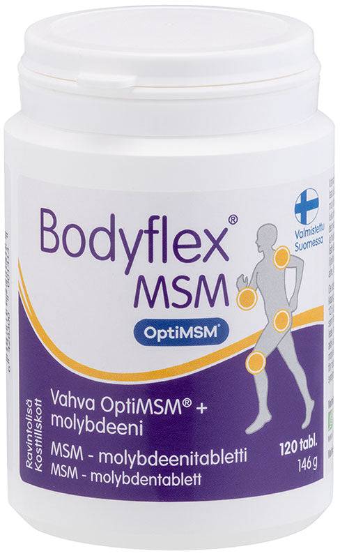 Bodyflex MSM - Molybdeeni 120 tabl. - Sinunapteekki.fi