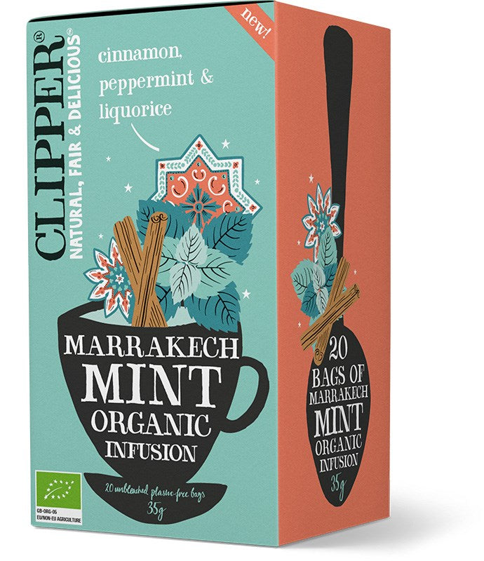 Clipper Marrakech Mint - Minttuyrttitee 20 teepussia