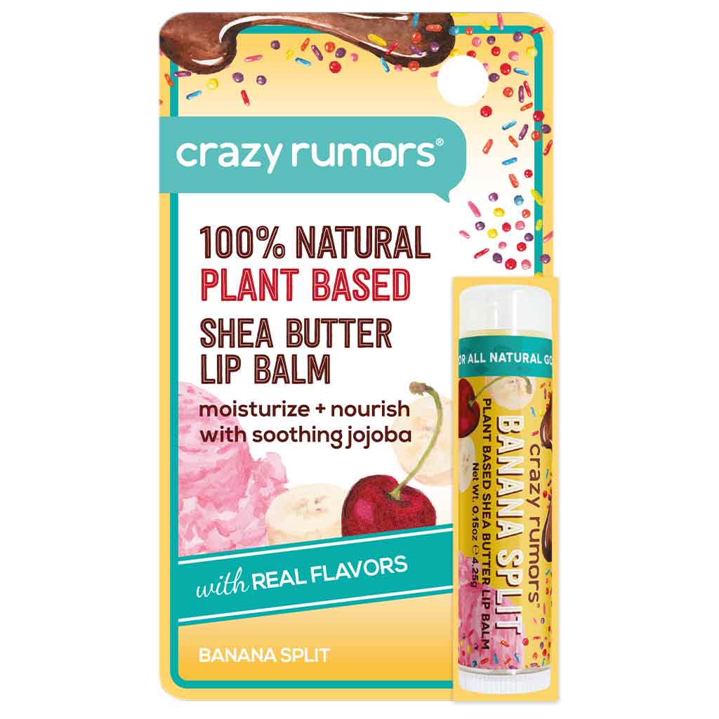 Crazy Rumors Banana Split Lip Balm - Huulivoide Banana Split 4,25 g