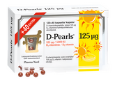 Pharma Nord D-Pearls 125 µg 120+40 kapselia