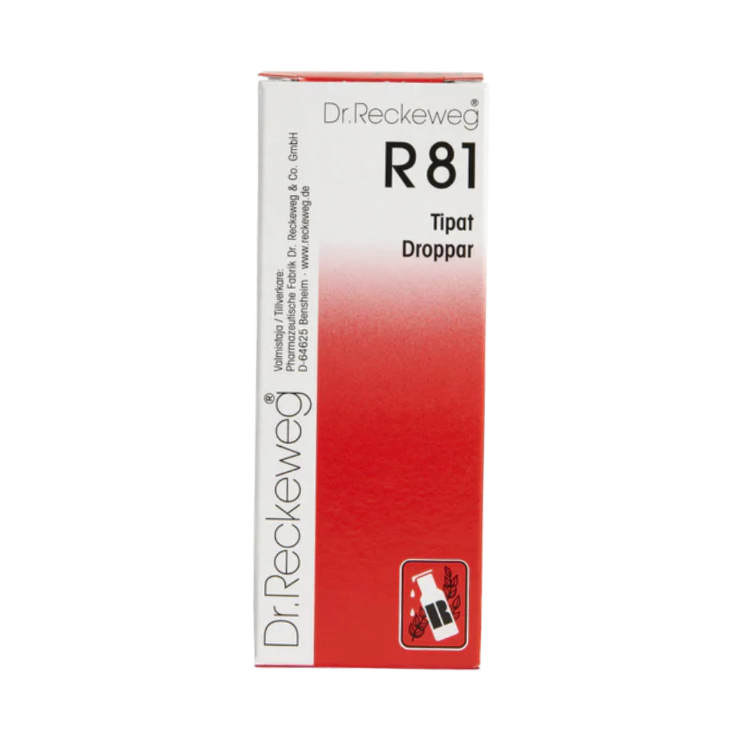 Dr. Reckeweg R81 Tipat 50 ml - Sinunapteekki.fi