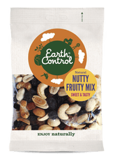 Earth Control Nutty Fruity Mix - Pähkinä - ja kuivahedelmä sekoitus 175 g - Päiväys 12/2023 - Sinunapteekki.fi