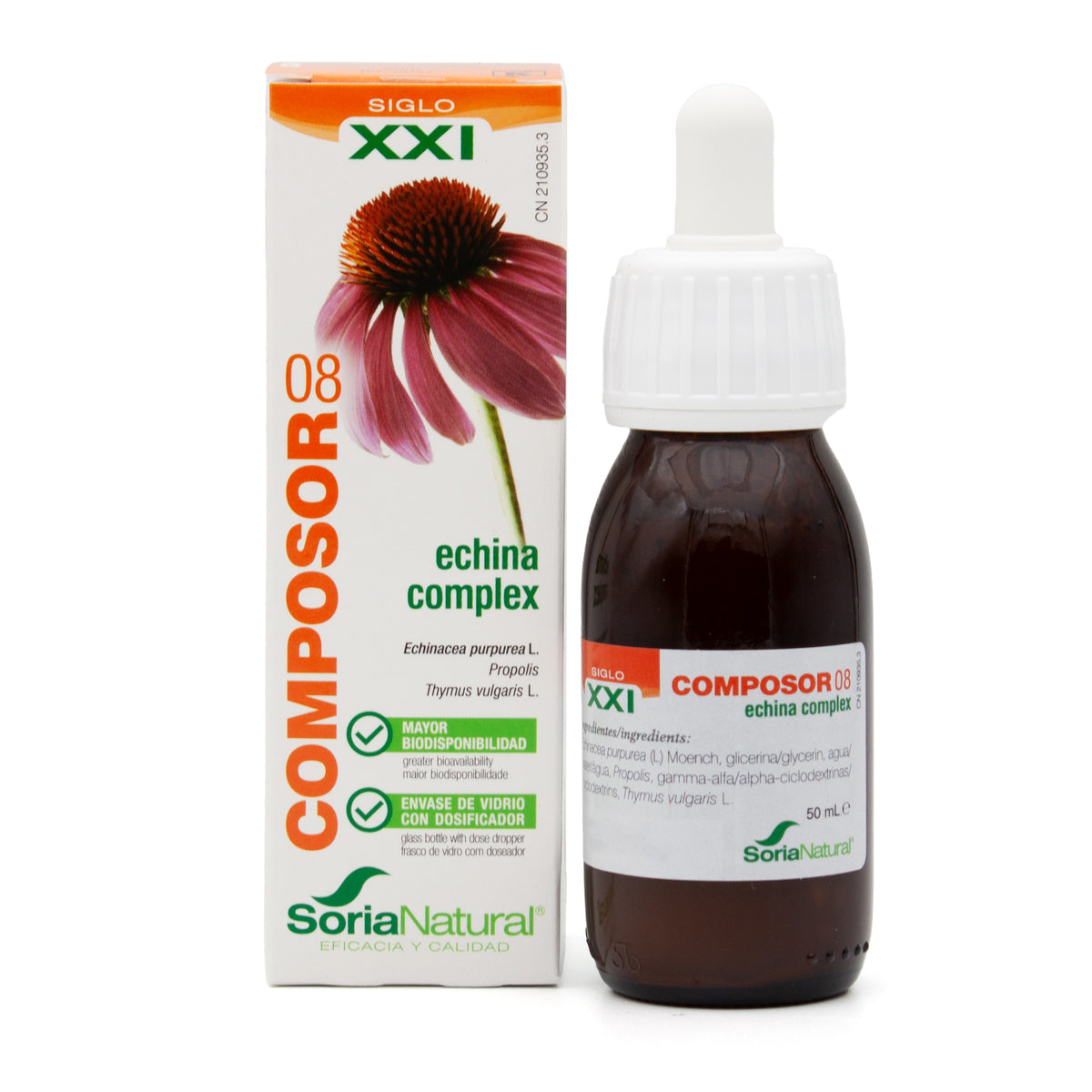 Soria Natural Composor 08 Echina XXI - Punahattu-uute 50 ml