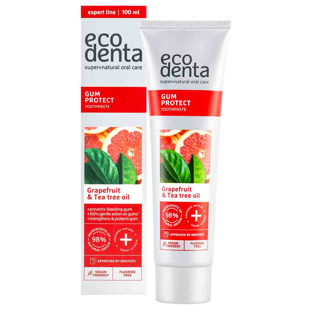 Ecodenta Gum Protect Toothpaste Grapefruit & Tea Tree Oil 