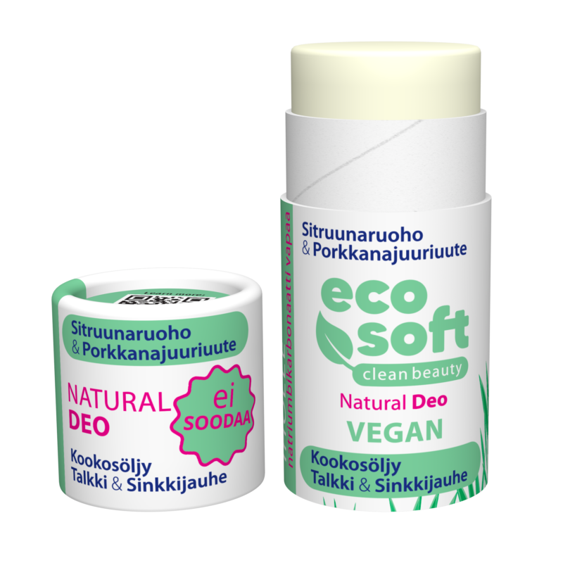 Eco Soft Natural Deo - Deodorantti Sitruunaruoho & Porkkanajuuriuute 50 g g