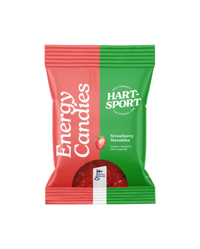 Hart-Sport Energiakarkit Mansikka 18 x 80 g TUKKUPAKKAUS - Päiväys 08/2025