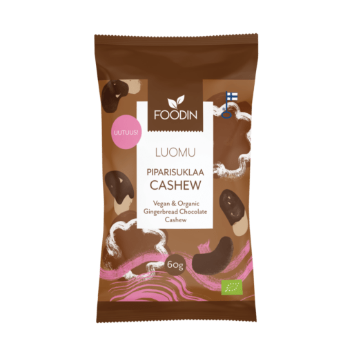 Foodin Piparisuklaa Cashew 60 g - Sinunapteekki.fi