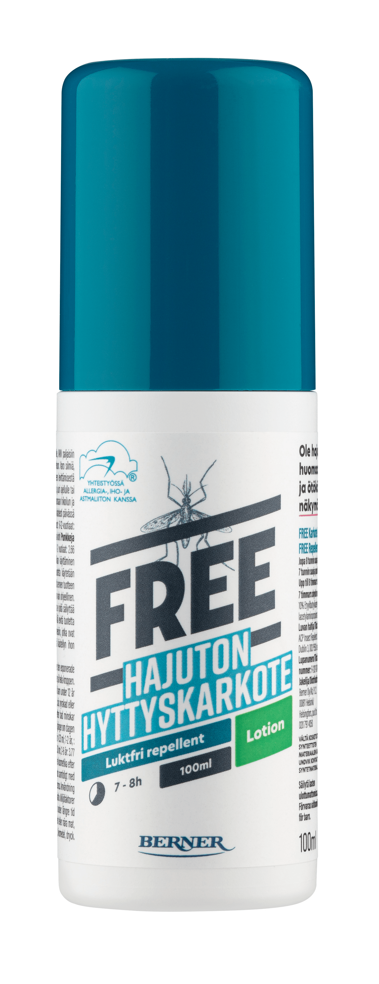 Free Hyttyskarkoite Lotion - Hajuton 100 ml