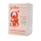 Gefilus Maitohappobakteeri Purutabletti - Vadelma & Mansikka 60 tabl. - Sinunapteekki.fi