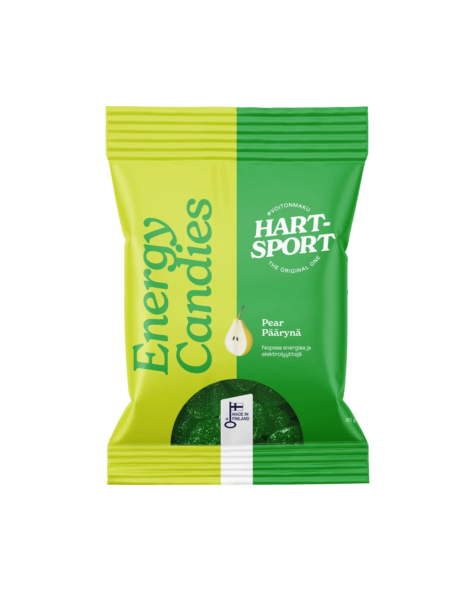 Hart-Sport Energiakarkit Päärynä 18 x 80 g TUKKUPAKKAUS - Päiväys 08/2025