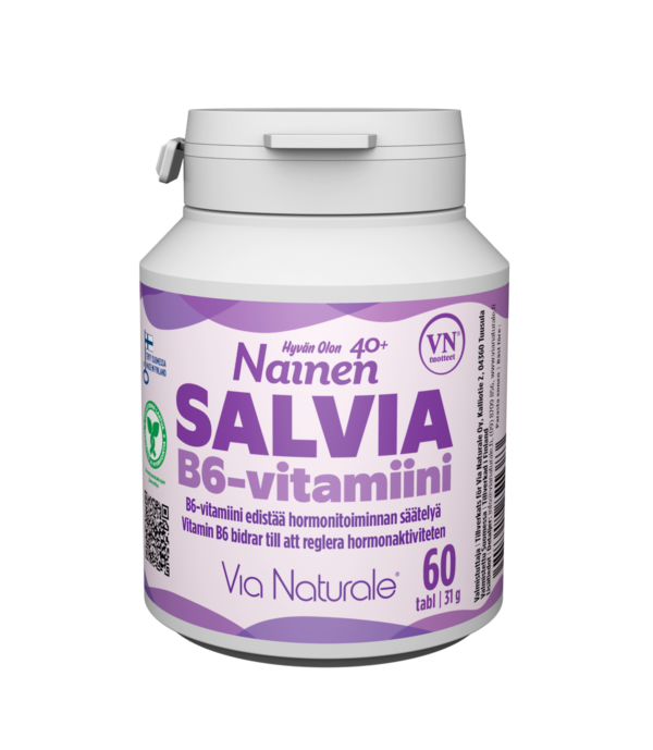 Hyvän Olon Nainen 40+ Salvia + B6-Vitamiini 60 tabl.