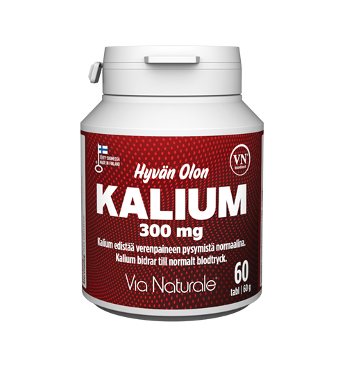 Hyvän Olon Kalium 300 mg 60 tabl.