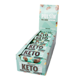 Pulsin Keto Bar Mint Choc & Peanut - Proteiinipatukka Minttusuklaa ja Maapähkinä 18 x 50 g TUKKUPAKKAUS - Sinunapteekki.fi