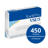 LactiPlus VSL#3 Maitohappobakteerijauhe 10 Annospussia - 450 miljardia / annospussi