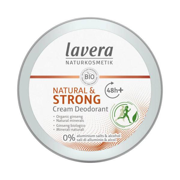 Lavera Natural & Strong Cream Deodorant - Deodoranttivoide 50 ml