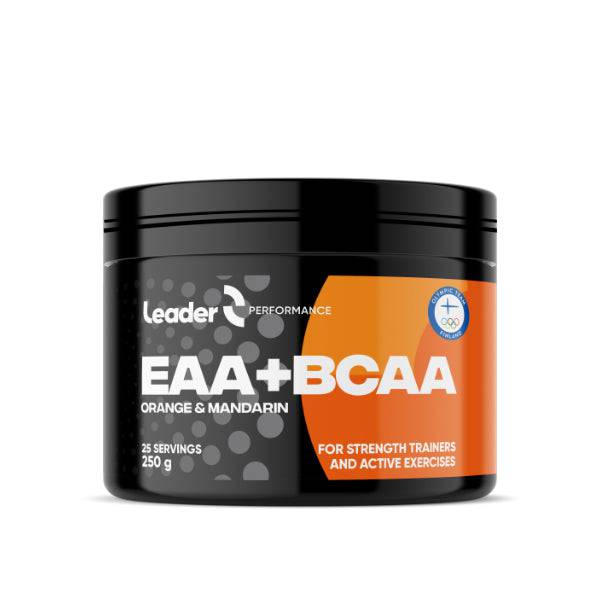 Leader Performance EAA + BCAA - Aminohappojauhe Appelsiini & Mandariini 250 g