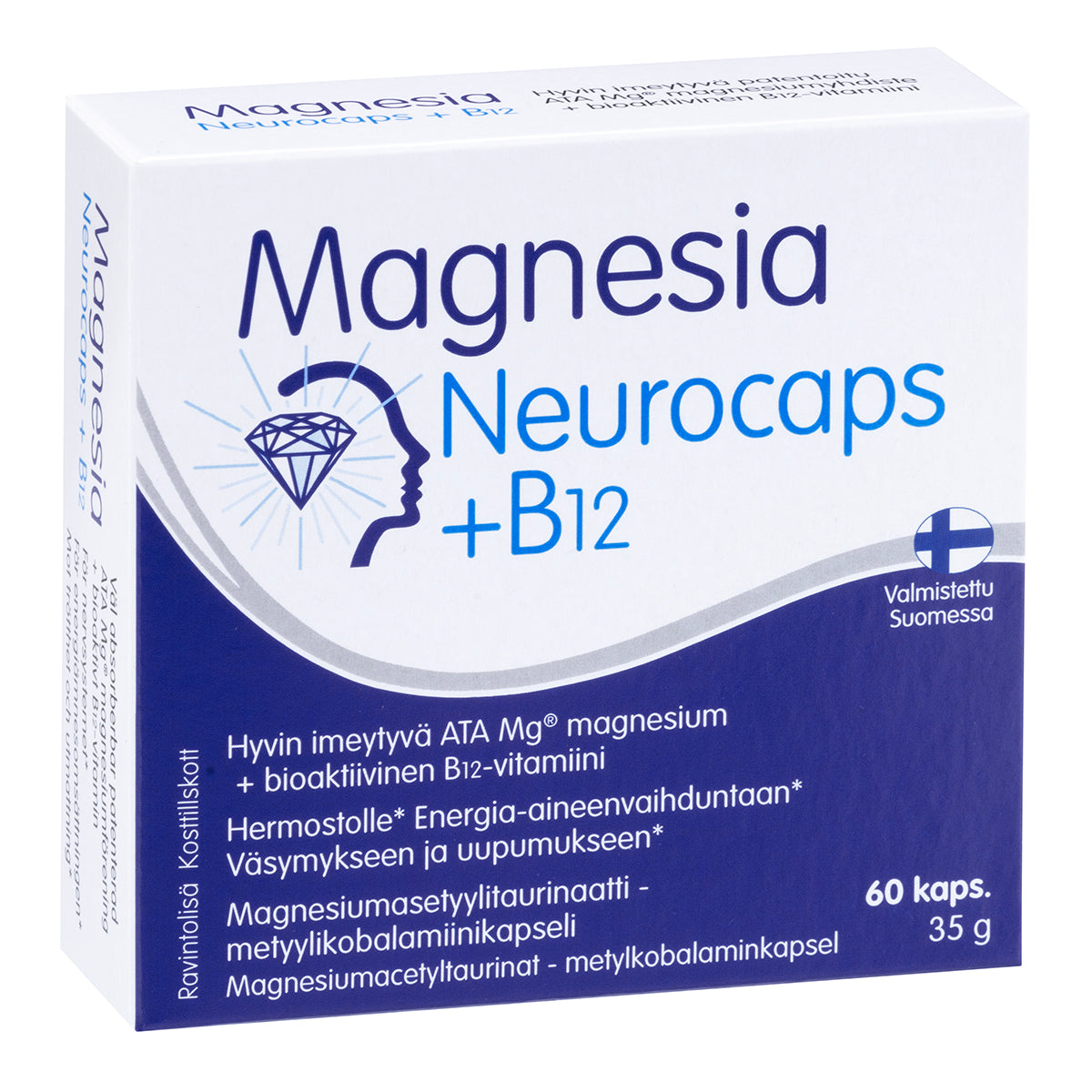 Magnesia Neurocaps + B12 60 kaps.