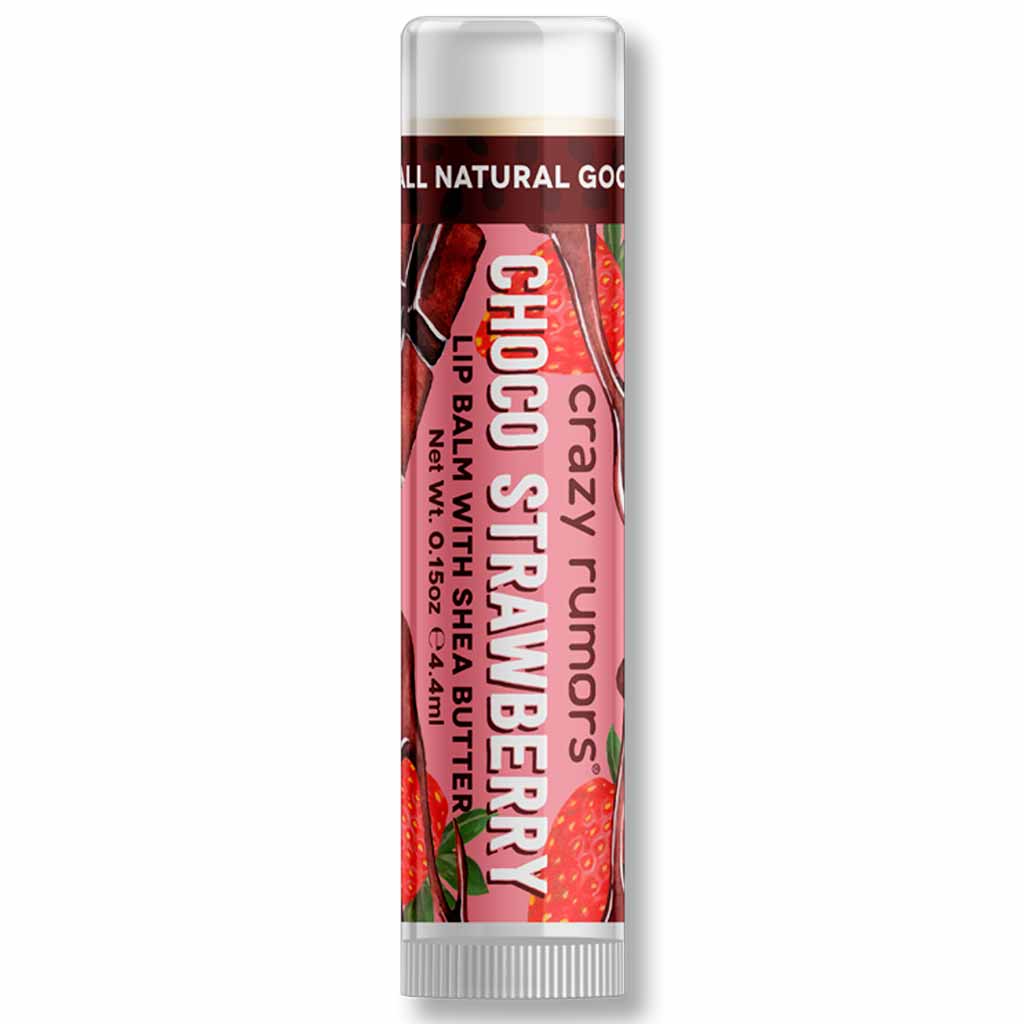 Crazy Rumors Choco Strawberry Lip Balm - Huulivoide Suklaa & Mansikka 4,25 g