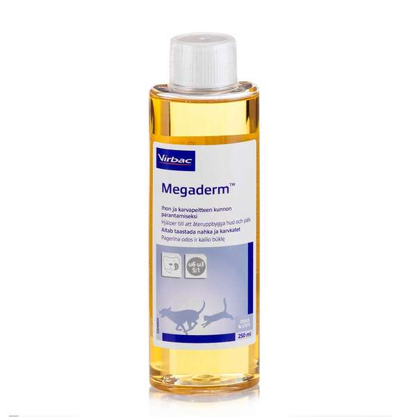 Virbac Megaderm - täydennysrehu koirille ja kissoille 250 ml