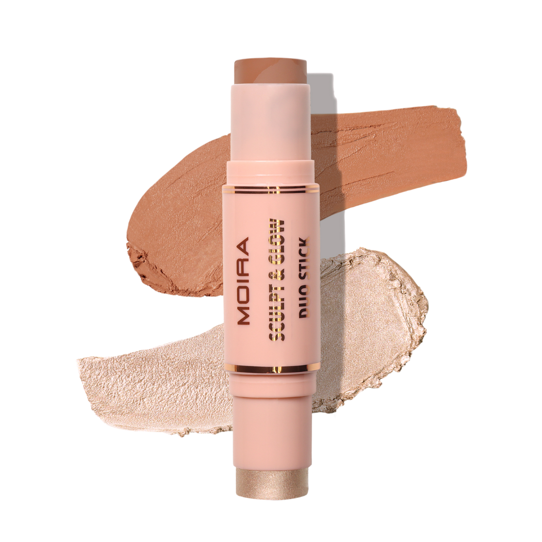 MOIRA Sculpt & Glow Duo Stick 300 Cool For Summer - Bronzer ja Highlighter - Sinunapteekki.fi