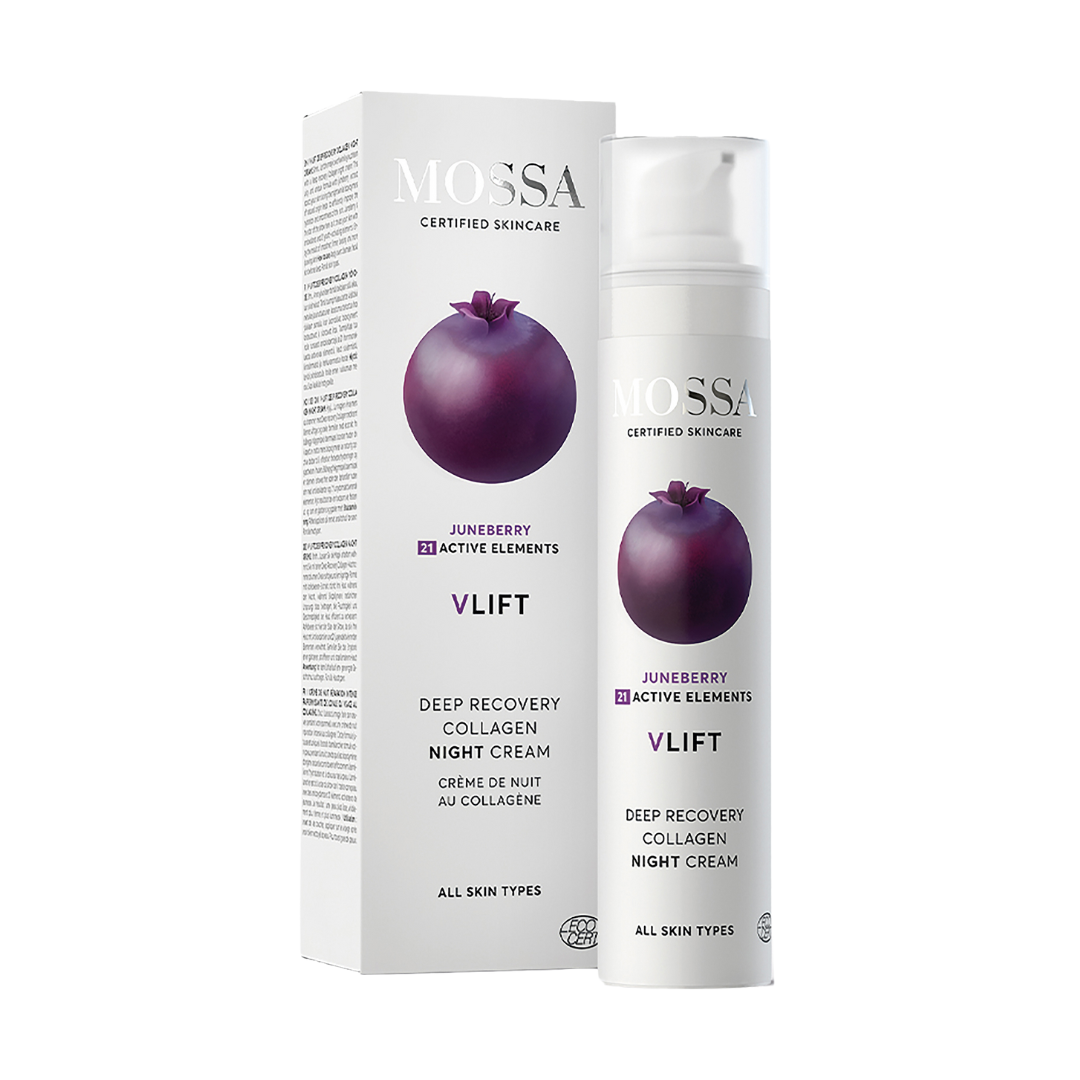 Mossa V Lift Deep Recovery Collagen Night Cream - Kiinteyttävä yövoide 50 ml - Sinunapteekki.fi