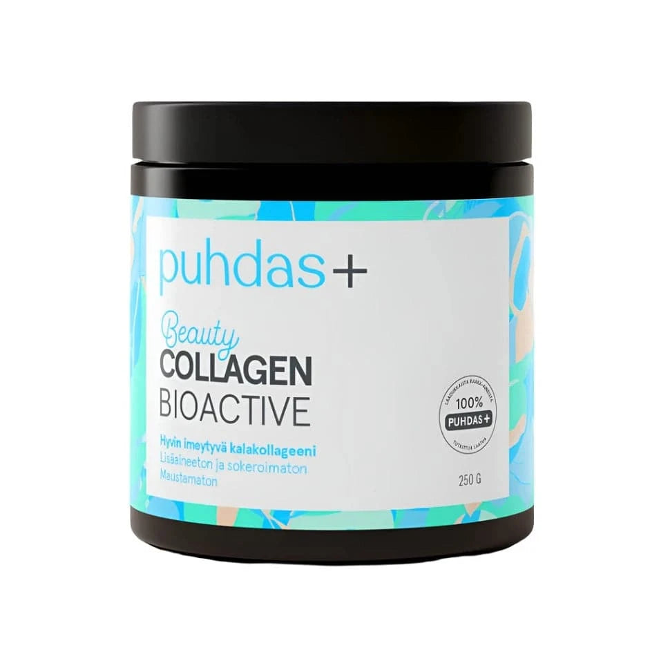 Puhdas+ Beauty Collagen Bioactive Maustamaton jauhe 250 g - Sinunapteekki.fi