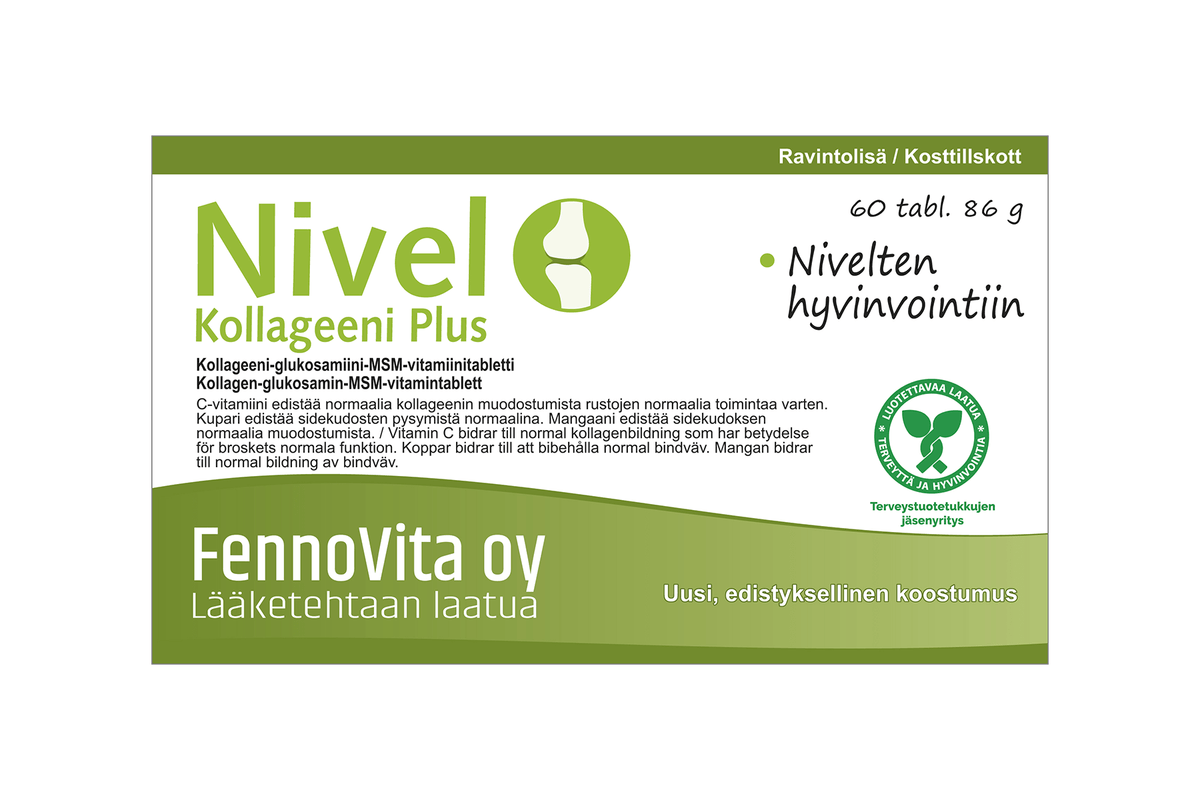 FennoVita Nivel Kollageeni Plus 60 tabl.