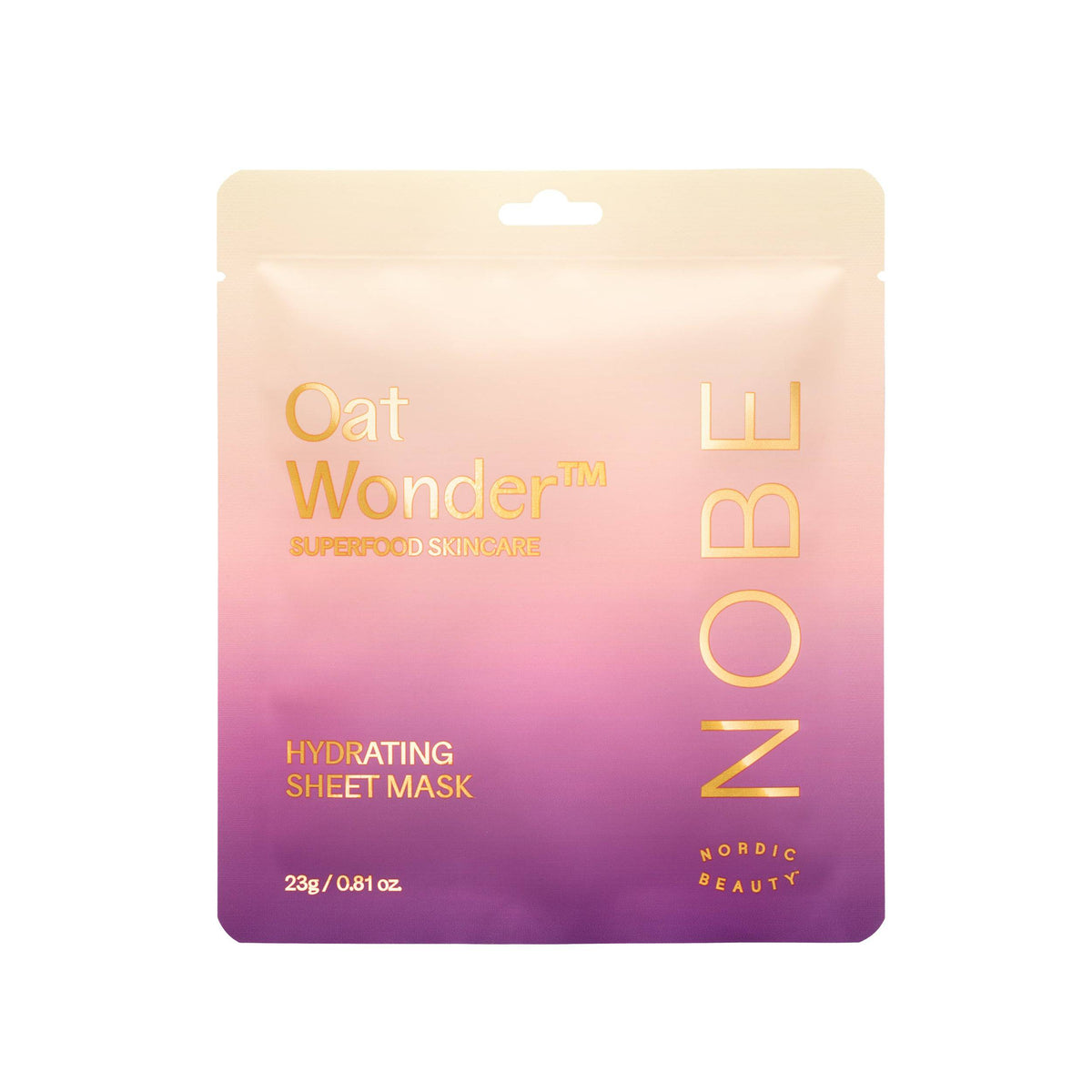 NOBE Oat Wonder Hydrating Sheet Mask - Kangasnaamio 1 kpl - Sinunapteekki.fi