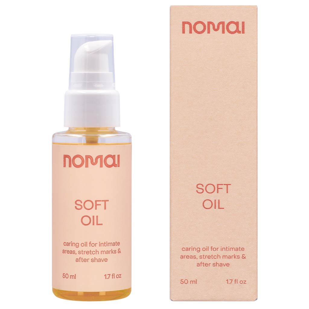 Nomai Soft Oil - Hoitoöljy vartalolle ja intiimialueelle 50 ml