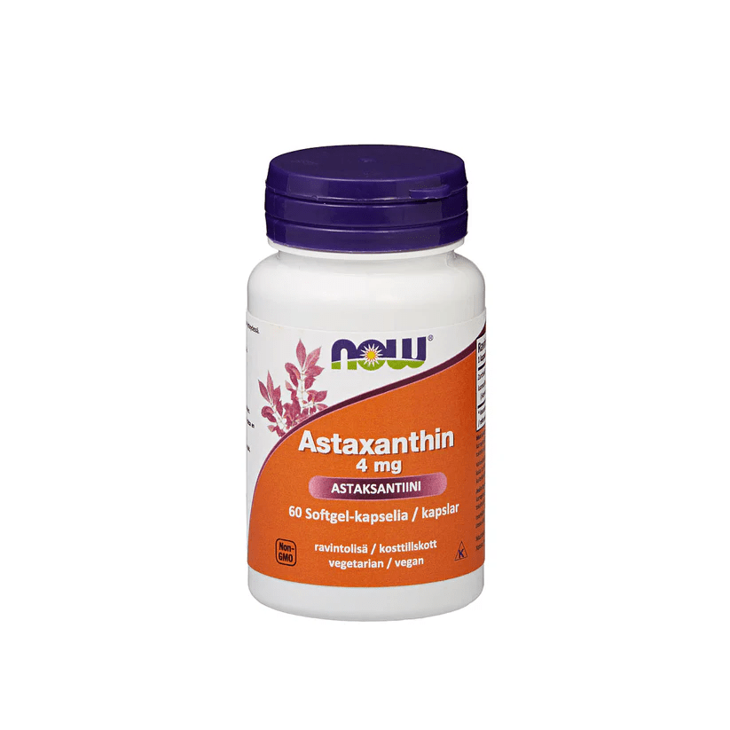 Now Foods Astaksantiini 4 mg 60 kaps. - Sinunapteekki.fi