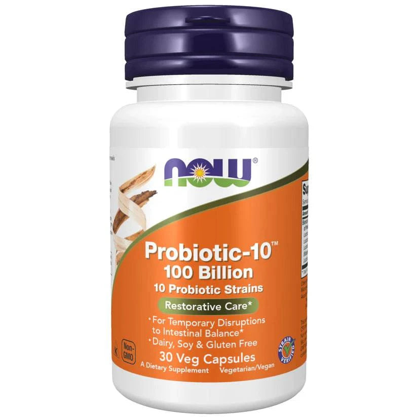 Now Foods Probiotic-10 100 Billion - Vahva Probiootti 30 kaps.