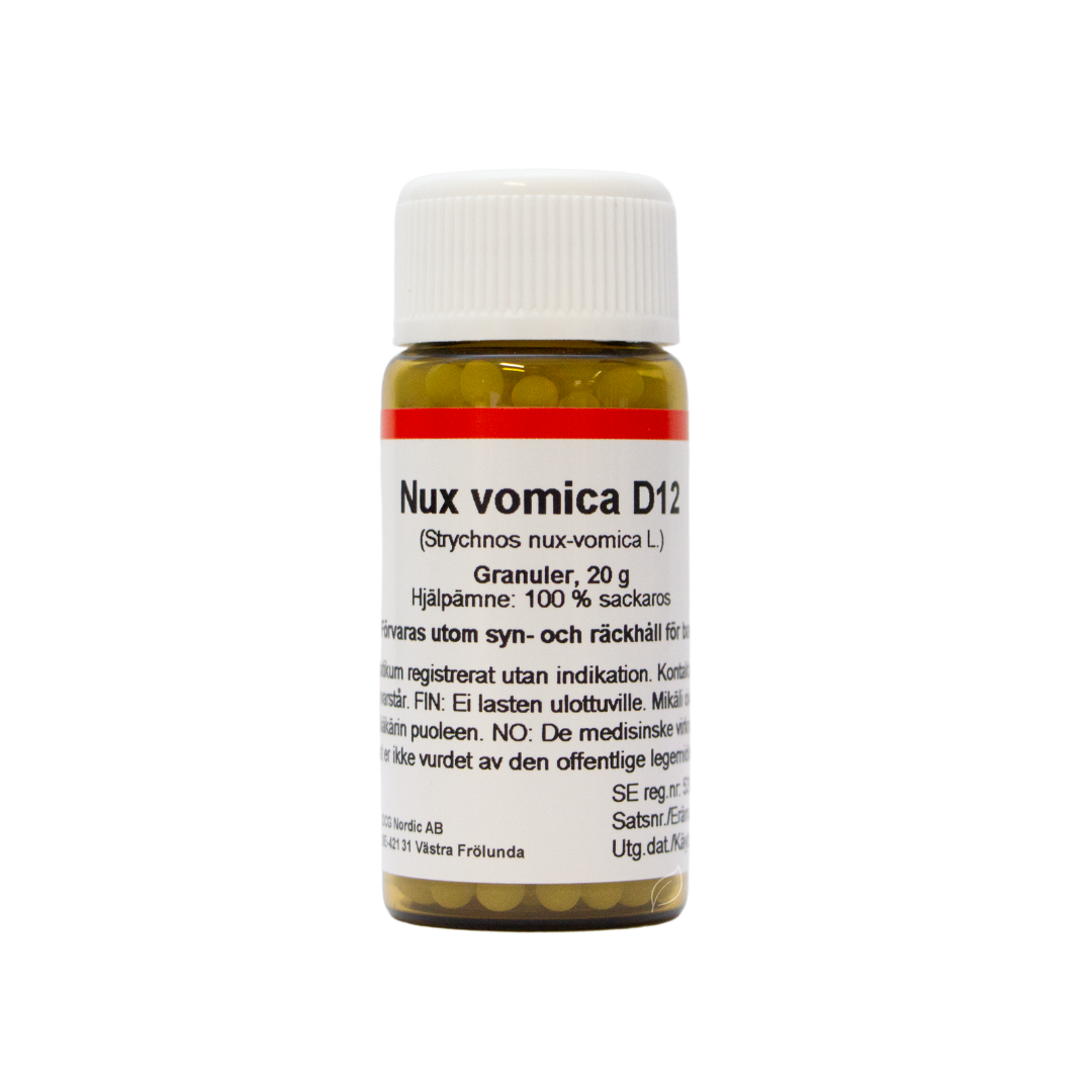 Nux Vomica D12 H295FI - Sinunapteekki.fi