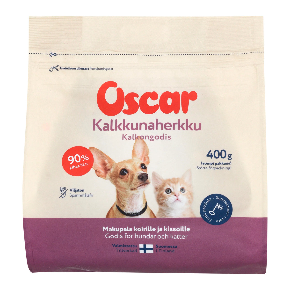 Oscar Kalkkunaherkku 400 g