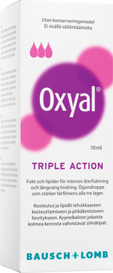 Oxyal Triple Action - Silmätipat 10 ml