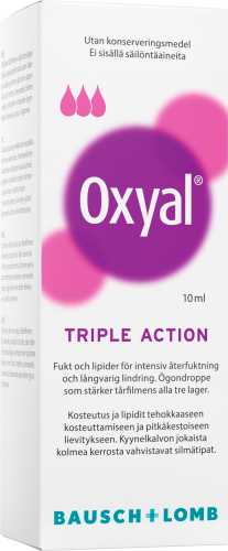 Oxyal Triple Action - Silmätipat 10 ml