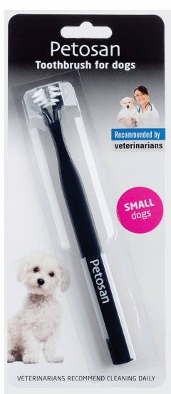 Petosan Toothbrush - Kaksihaarainen Hammasharja Koirille S-Koko