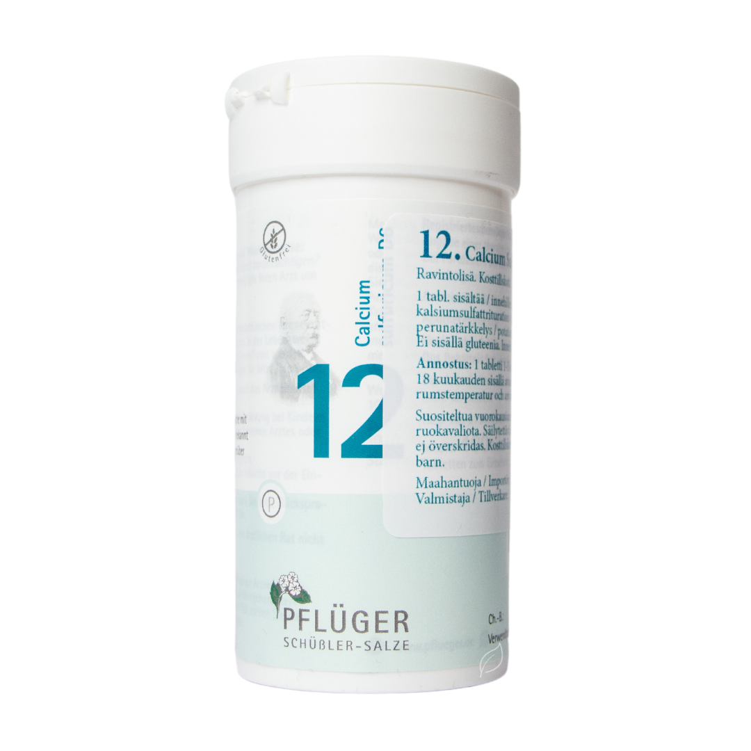 Pflüger Nro 12 Calcium Sulfuricum - Solusuola 400 tabl. - Sinunapteekki.fi